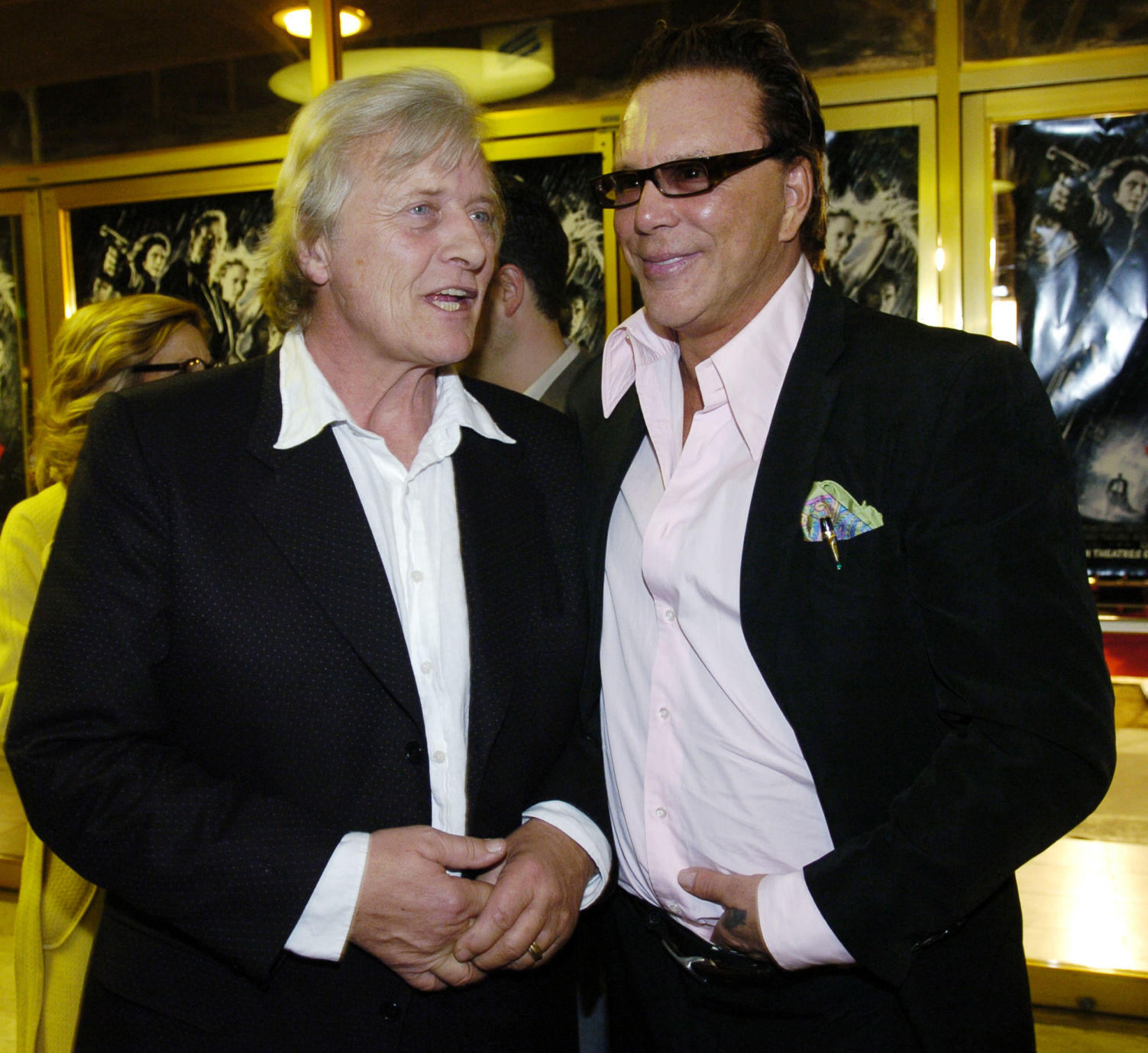 Rutger Hauer and Mickey Rourke